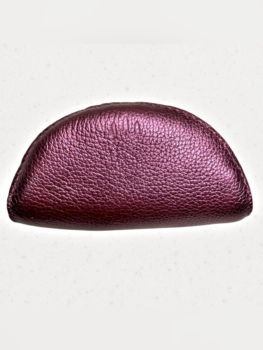 Portland Leather Sunset Pouch in Ultra Violet